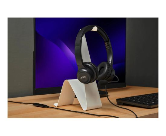 Acer Office Headset Built-in microphone Wired Black