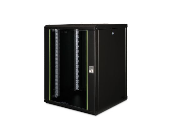 Digitus Wall Mounting Cabinet Unique Series DN-19 16U-6/6-SW Black 82 x 60 x 60 cm
