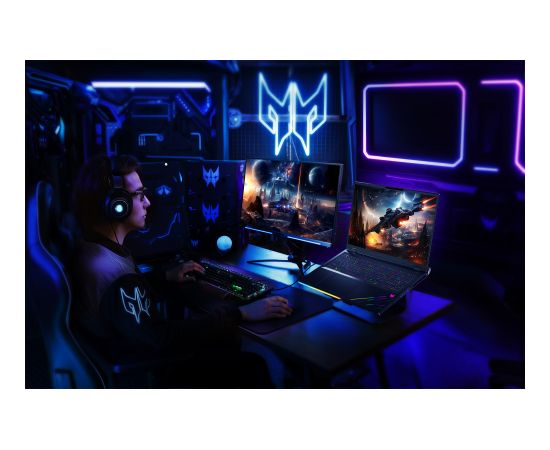 Acer Predator Helios Neo 18 AI PH18-73-94FE 18" FHD i9-275HX/32GB/NVIDIA GF RTX 5080/Win11/ENG kbd/Black/2Y Warranty Acer Predator Helios 18 AI PH18-73-94FE Black 18 " IPS WQXGA 250 Hz Intel Core U9 275HX 32 GB DDR5 Solid-state drive capacity 2000 GB NVID Portatīvie datori