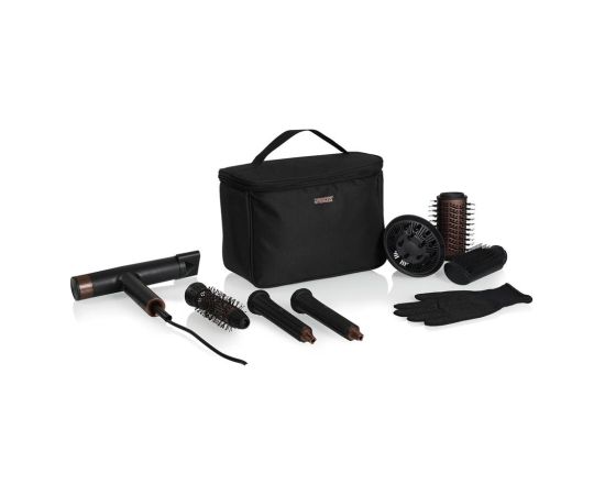 Princess Airstyler Pro 529205 2000 W Number of temperature settings 3 Ionic function Diffuser nozzle Black фены
