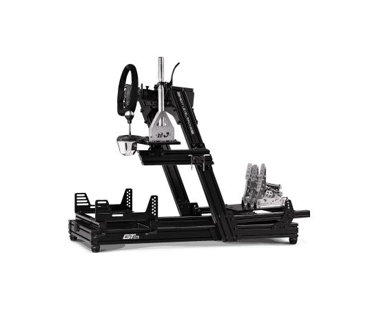 Next Level Racing Aluminum Racing Simulator Cockpit GTElite Front and Side Mount Edition Black