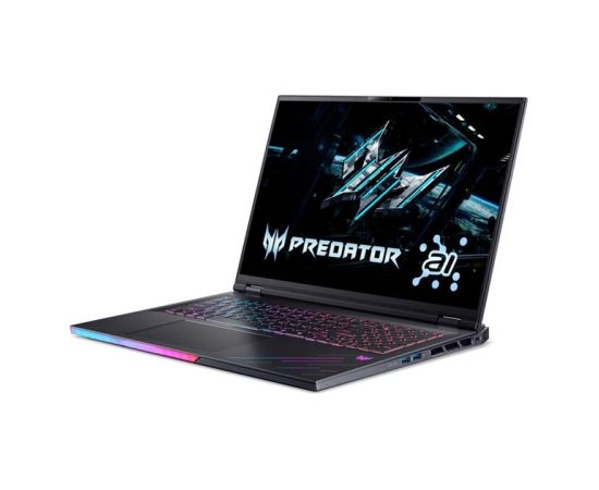 Acer Predator Helios 18 AI PH18-73-97WE Abyssal Black 18 " IPS WQUXGA 3840 x 2400 pixels Intel Core U9 275HX 128 GB DDR5 Solid-state drive capacity 2000 GB NVIDIA GeForce RTX 5090 GDDR7 24 GB Windows 11 Pro Bluetooth version 5.4 Keyboard language US inter Ноутбуки