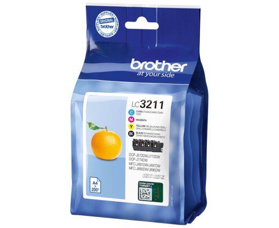 Brother LC3211VAL Cartridge Value Pack BK/C/M/Y Brother