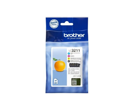Brother LC3211VAL Cartridge Value Pack BK/C/M/Y Brother