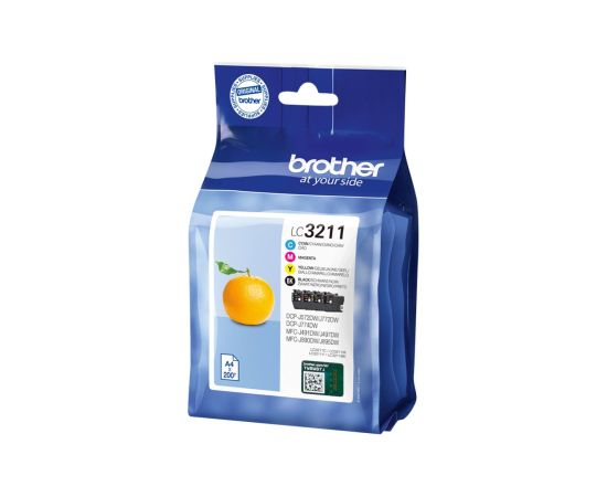 Brother LC3211VAL Cartridge Value Pack BK/C/M/Y Brother