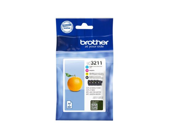 Brother LC3211VAL Cartridge Value Pack BK/C/M/Y Brother
