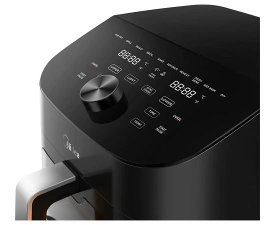 Midea Two Zone Airfryer MAD1100DADK Power 1850 W Capacity 4.4/6.4 L Rapid Air technology Black