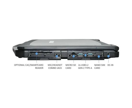 Durabook S14I i5 Basic 14" FHD Intel Core i5-125U/16GB/256GB/Intel UHD Graphics/Win11 Pro/English kbd/Black/3Y Warranty Durabook