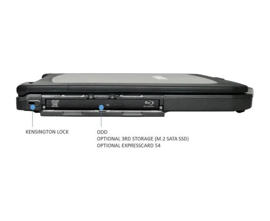 Durabook S14I i5 Basic 14" FHD Intel Core i5-125U/16GB/256GB/Intel UHD Graphics/Win11 Pro/English kbd/Black/3Y Warranty Durabook