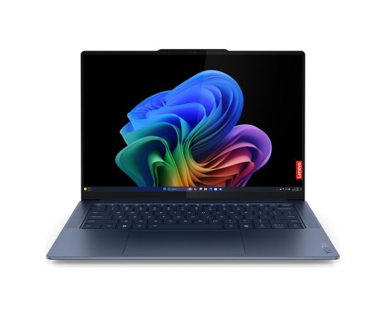 Lenovo Yoga 7 14Q8X9 Cosmic Blue 14.5 " OLED Touchscreen 3K 2944 x 1840 pixels Glossy Snapdragon X Elite X1E-78-100 32 GB Soldered LPDDR5x Solid-state drive capacity 1000 GB Qualcomm Adreno GPU Windows 11 Home 802.11be Bluetooth version 5.4 Keyboard langu Ноутбуки
