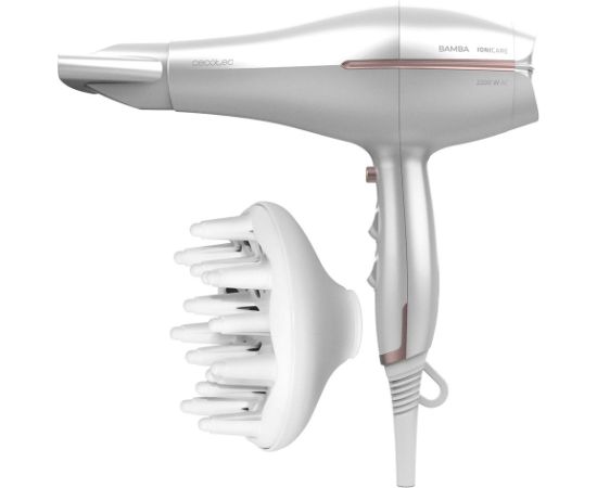 Cecotec Hair Dryer IoniCare 5300 Maxi Aura 2200 W Number of temperature settings 3 Ionic function Diffuser nozzle White