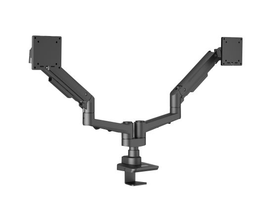 EDBAK Desk Mount DMV02 Dual Swing Arm Height adjustment, Tilt 19-35 " Maximum weight (capacity) 20 kg Black