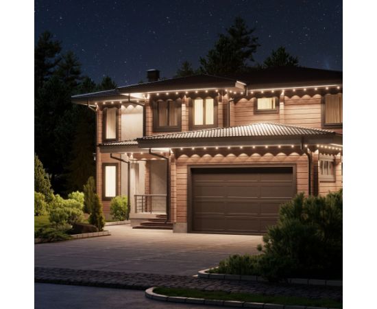 Nanoleaf Smart Multicolor Permanent Outdoor Lights Smarter Kit, 15m|16+ Million Colours