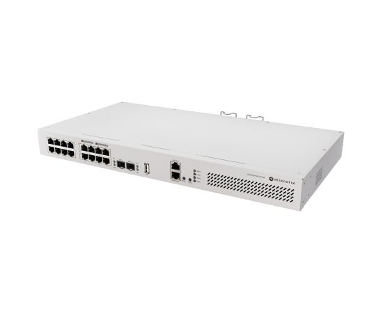 MikroTik Cloud Router Switch with RouterOS L5, racmount case CRS418-8P-8G-2S+RM Коммутаторы (Switch)