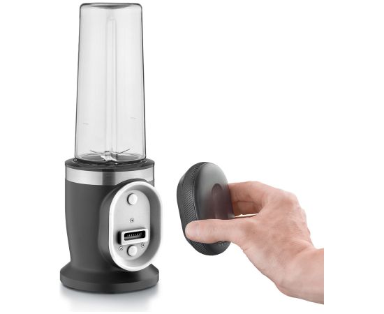 Caso Cordless Blender Click & Blend Tabletop 240 W Jar material Tritan Jar capacity 0.5 L Stainless steel/Matt Black