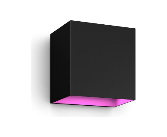 Philips Hue WCA Resonate Outdoor Downward Wall Lantern, Black 8 W 2000-6500 Hue White Colour Ambiance