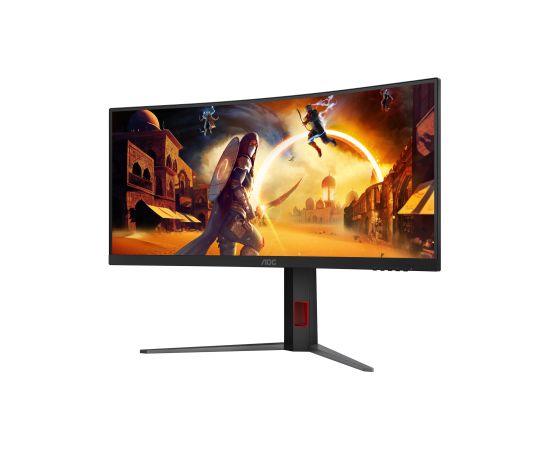 AOC CU34G4Z 34 " Fast VA WQHD 21:9 240 Hz 1 ms 3440 x 1440 pixels 450 cd/m² HDMI ports quantity 2 Black