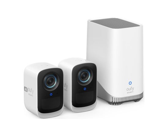 Anker Eufy Security Camera, 2+1 Kit eufyCam 3C F/1.4 IP65 MicroSD