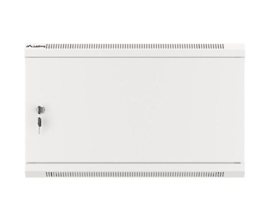 Lanberg Rack cabinet 19" wall-mount 12U/600x450 for self-assembly with metal door (flat pack) WF01-6412-00S Grey
