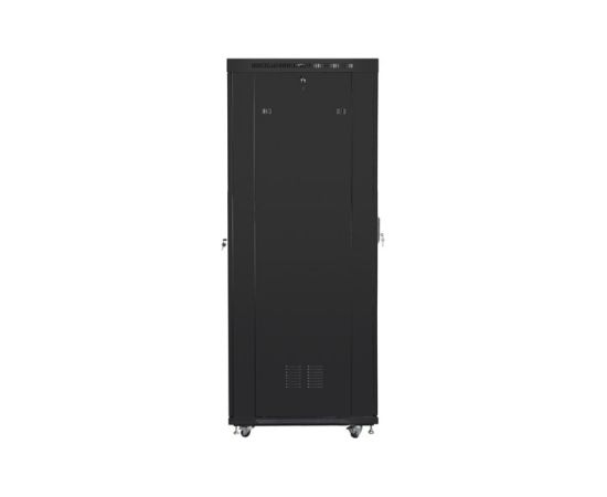 Lanberg Rack cabinet 19" free-standing 37U/800x1000 (flat pack) with glass door lCD V2 FF01-8037-23BL Black