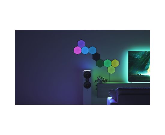 Nanoleaf|Shapes Black Hexagon Expansion pack (3 panels)|42 W|WiFi