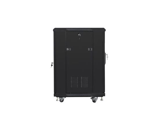 Lanberg Rack cabinet 19" free-standing 15U/600x600 (flat pack) FF01-6615-12B Black Серверы и компоненты серверов