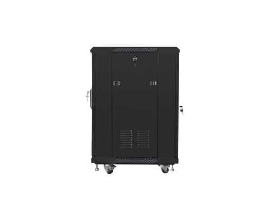 Lanberg Rack cabinet 19" free-standing 15U/600x600 (flat pack) FF01-6615-12B Black Серверы и компоненты серверов