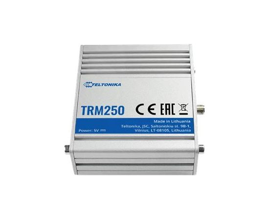 Teltonika LTE Cat-M1/NB-IoT Modem TRM250 Ethernet LAN (RJ-45) ports 0 Mesh Support No MU-MiMO No 4G Antenna type External 1