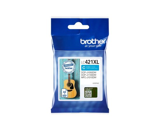 Brother LC421XLC Ink Cartridge, Cyan Brother LC421XLC Ink cartridge Cyan