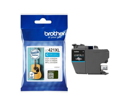 Brother LC421XLC Ink Cartridge, Cyan Brother LC421XLC Ink cartridge Cyan