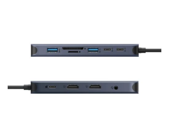 Hyper HyperDrive Next 11 Port USB-C Hub HD4006GL Ethernet LAN (RJ-45) ports 1 HDMI ports quantity 2 x 4K 60Hz