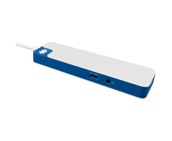 Hyper HyperDrive Flex 9 Port Dual 4K HDMI Dock, White/Blue HD4103BUGL HDMI ports quantity 2
