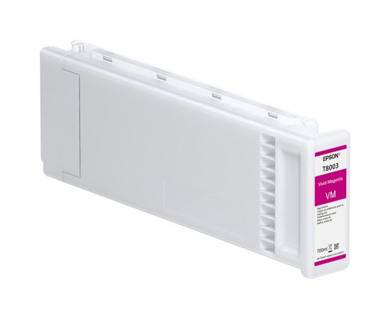 Epson Singlepack Vivid Magenta T80030N UltraChrome PRO 700ml Epson C13T80030N Epson T8003 - vivid magenta - original - ink cartridge Epson UltraChrome PRO Vivid magenta