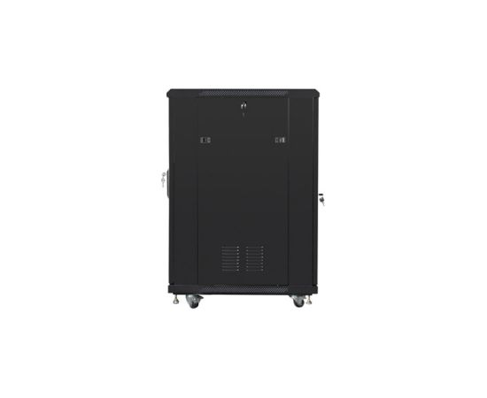 Lanberg Rack cabinet 19" free-standing 22U/600x800 (flat pack) with mesh door FF01-6822-23B Black Серверы и компоненты серверов