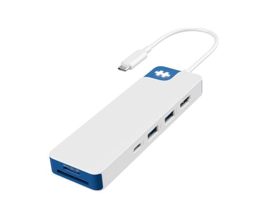 Hyper HyperDrive Flex 8 Port USB-C Hub, White/Blue HD4102BUGL HDMI ports quantity 1