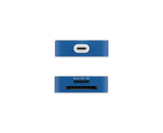 Hyper HyperDrive Flex 8 Port USB-C Hub, White/Blue HD4102BUGL HDMI ports quantity 1