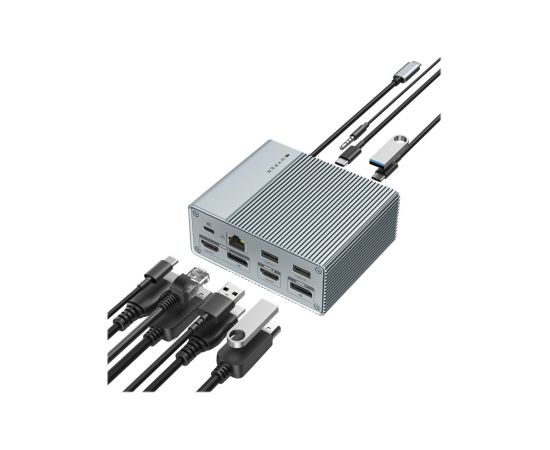 Hyper HyperDrive GEN2 12-in-1 USB-C Docking Station Ethernet LAN (RJ-45) ports 1 HDMI ports quantity 2