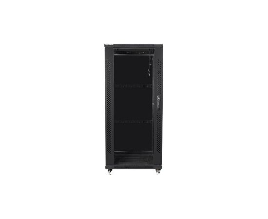 Lanberg Rack cabinet 19" free-standing 27U/600x800 (flat pack) FF01-6827-12B Black