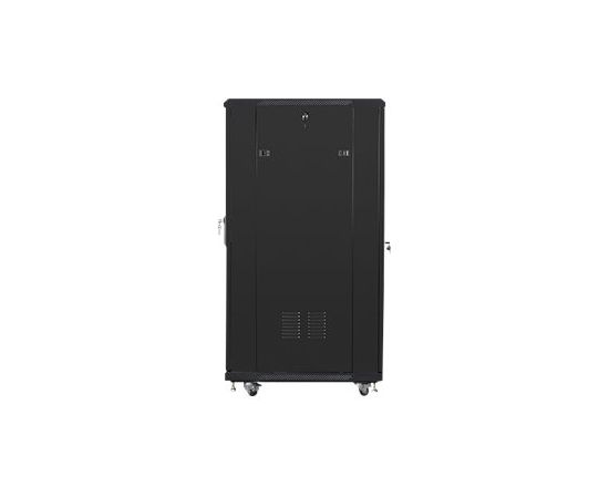 Lanberg Rack cabinet 19" free-standing 27U/600x800 (flat pack) FF01-6827-12B Black