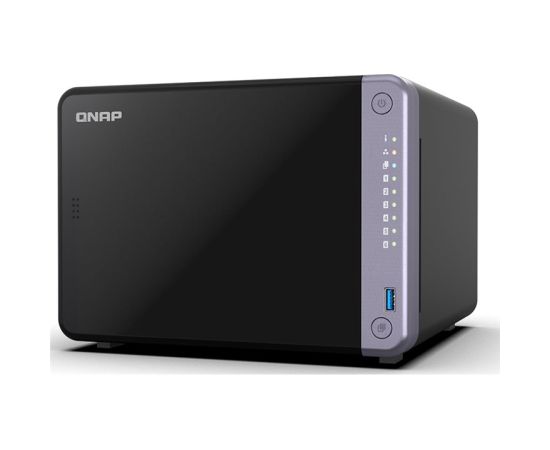 QNAP Cost-effective 6-bay 10GbE NAS TS-632X-4G Alpine AL524 Processor frequency 2 GHz 4 GB DDR4 SODIMM 120W adapter (12VDC), 100-240VAC