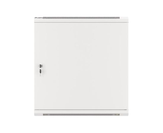 Lanberg Rack cabinet 19" wall-mount 12U/600x600 for self-assembly with metal door (flat pack) WF01-6612-00S Grey