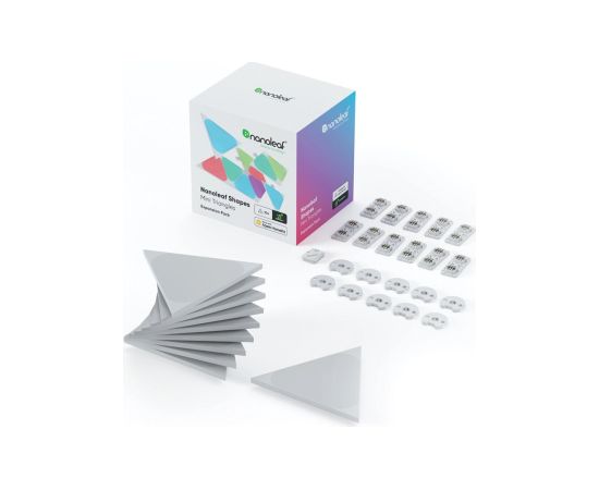 Nanoleaf Shapes Black Mini Triangles Expansion Pack (10 panels)