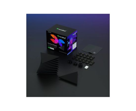 Nanoleaf Shapes Black Mini Triangles Expansion Pack (10 panels)