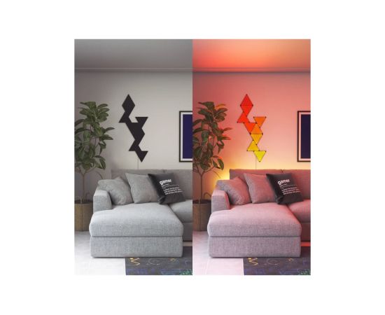 Nanoleaf Shapes Black Mini Triangles Expansion Pack (10 panels)