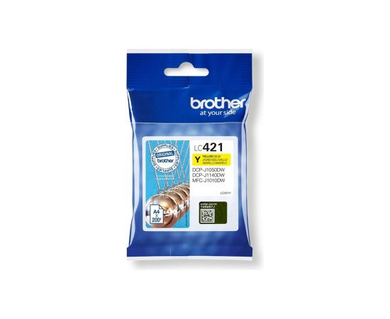 Brother LC421Y Ink Cartridge Yellow Brother LC421Y Ink cartridge Yellow
