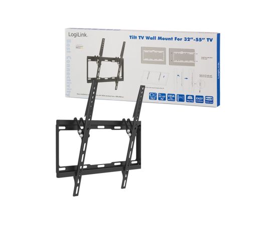 Logilink BP0012 TV Wall mount, 32–55", tilt -14°, 25 mm