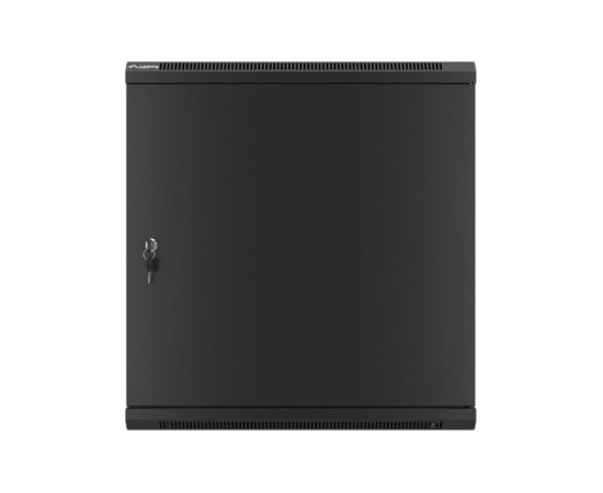 Lanberg Rack cabinet 19" wall-mount 12U/600x450 for self-assembly with metal door (flat pack) WF01-6412-00B Black