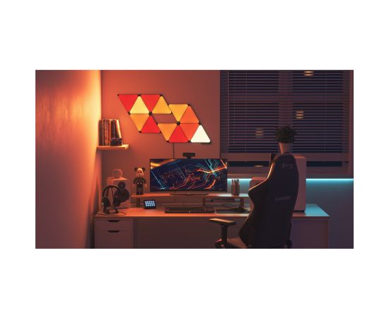 Nanoleaf|Shapes Black Triangles Expansion Pack (3 panels)|42 W|WiFi