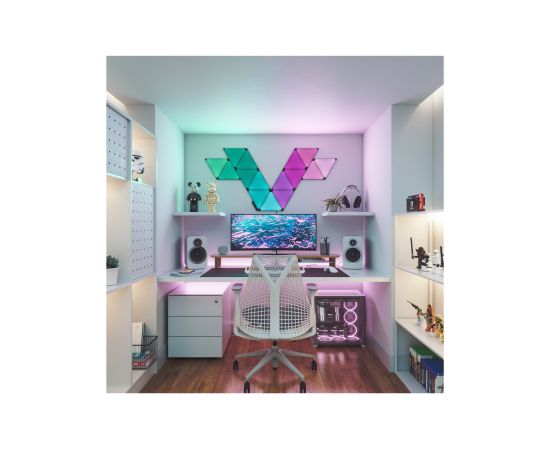 Nanoleaf|Shapes Black Triangles Expansion Pack (3 panels)|42 W|WiFi