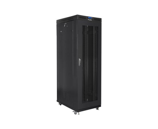 Lanberg Rack cabinet 19" free-standing 27U/800x1200 (flat pack) with mesh door, LCD FF01-8227-23BL Black Серверы и компоненты серверов